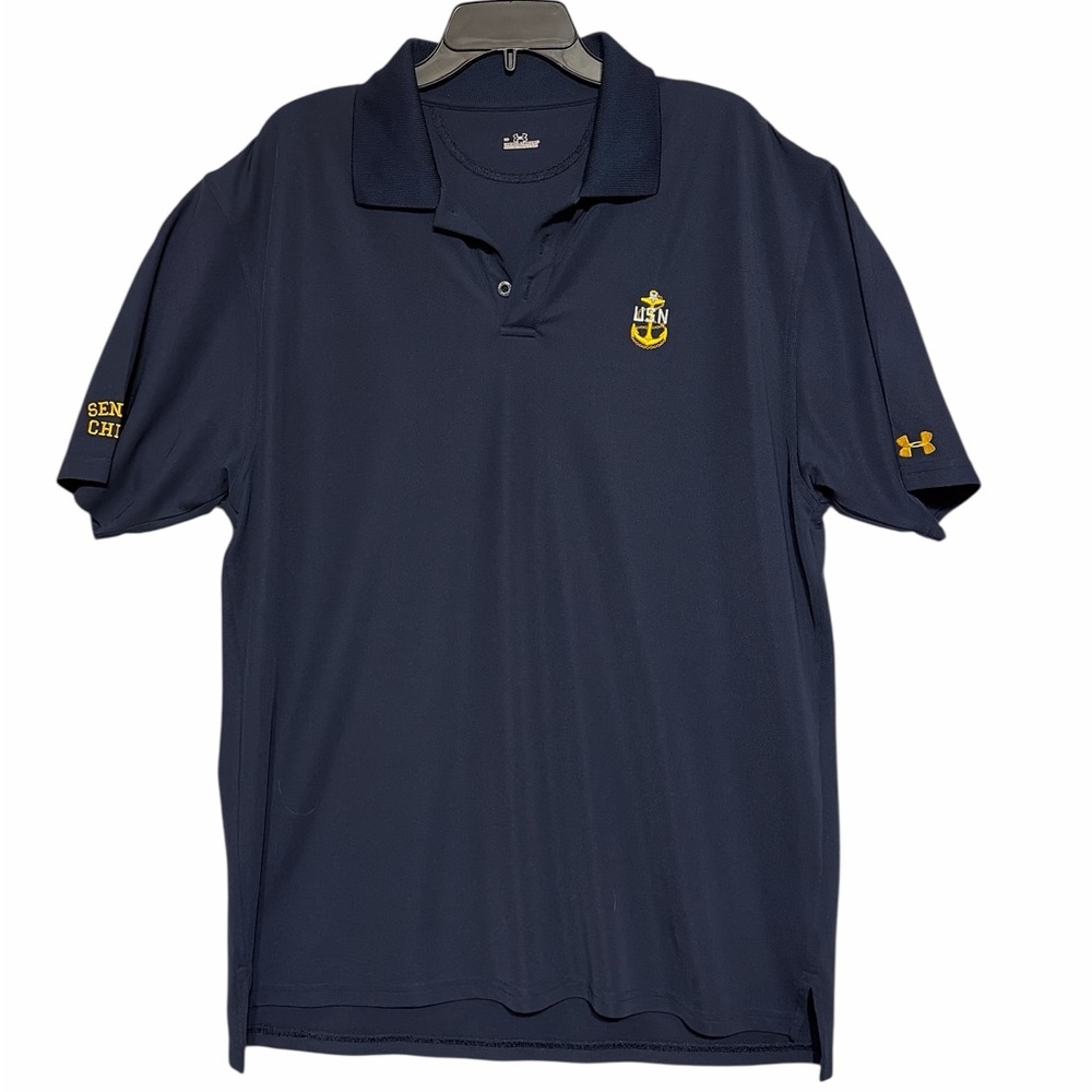 Under Armour Men's Dark Blue NAVY Polo Shirt